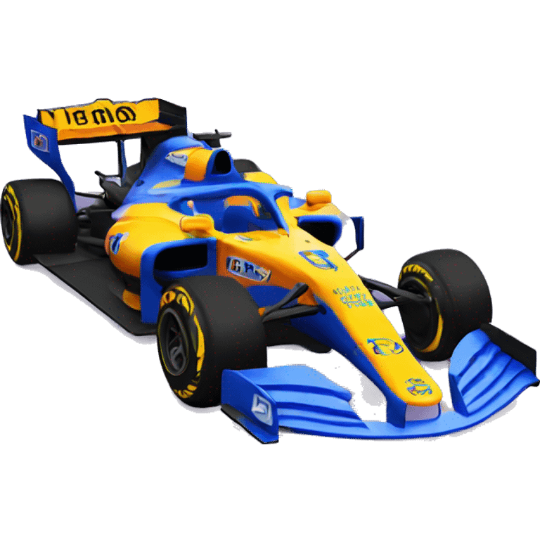 Lando Norris Formula 1 car emoji