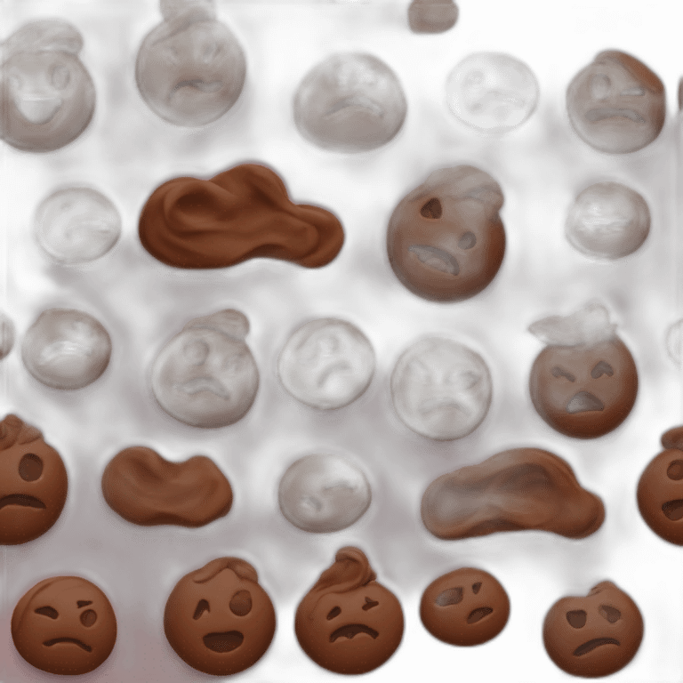 Fondant chocolat  emoji