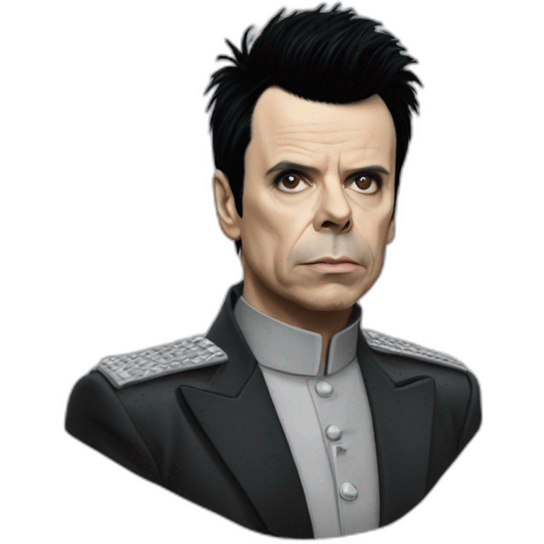 photo-realistic Gary Numan emoji