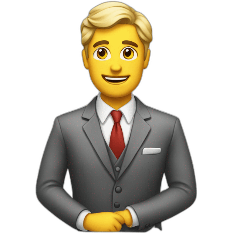 retro business emoji