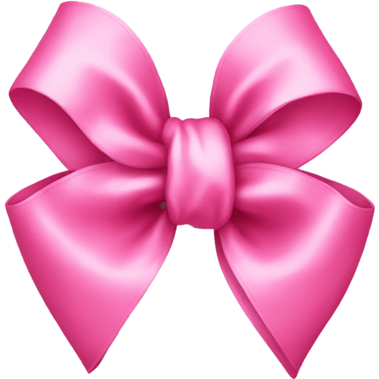 Cute pink bow emoji