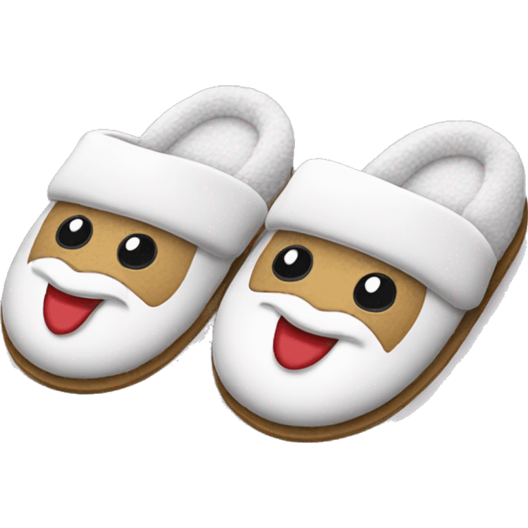 christmas slippers emoji