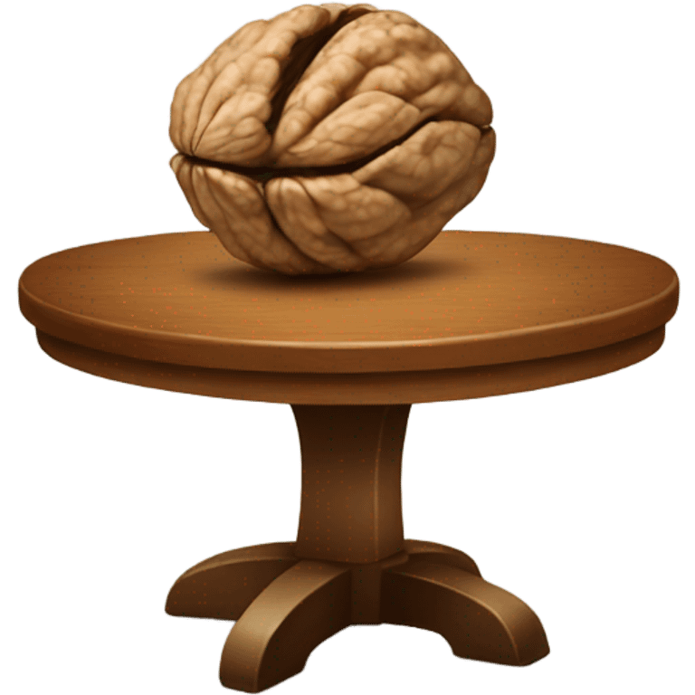 Walnuts in a table emoji