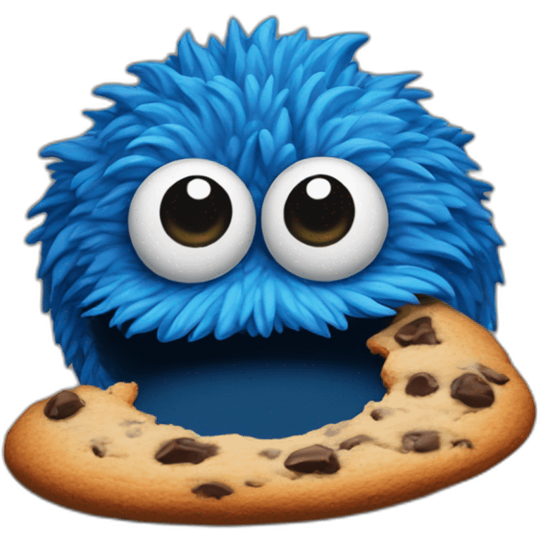 Cookie monster emoji