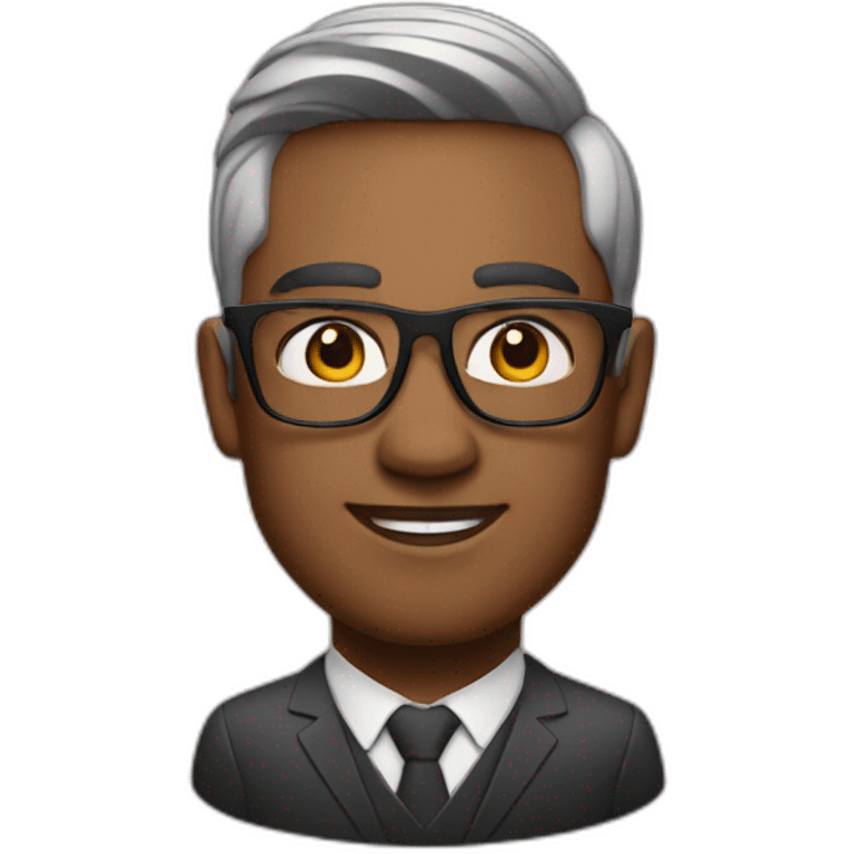 Startup ceo with AirPods emoji