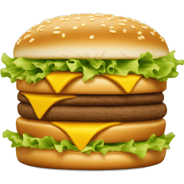 Big Mac McDonald’s one portion emoji