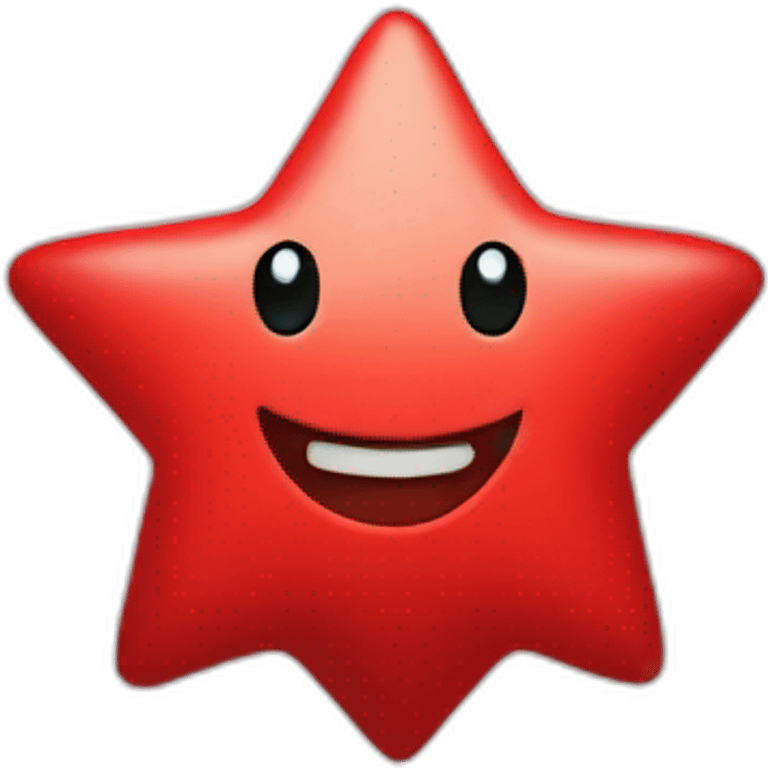 Red star emoji