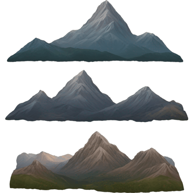 Mountain range emoji