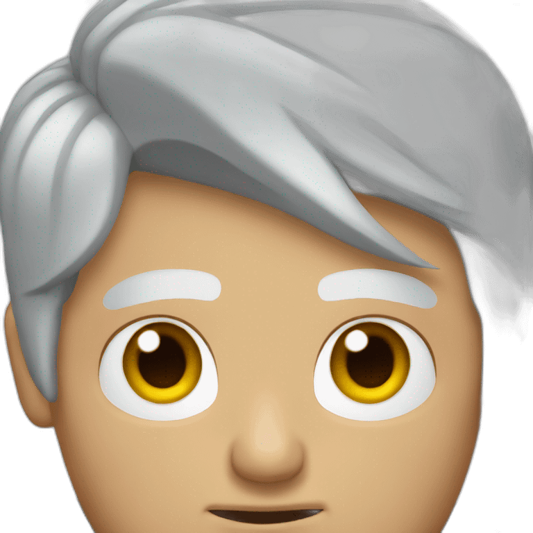 donald trump gray hair emoji