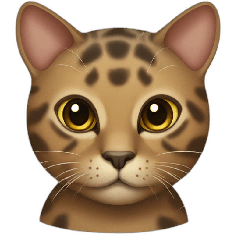 tortoise-colored cat emoji