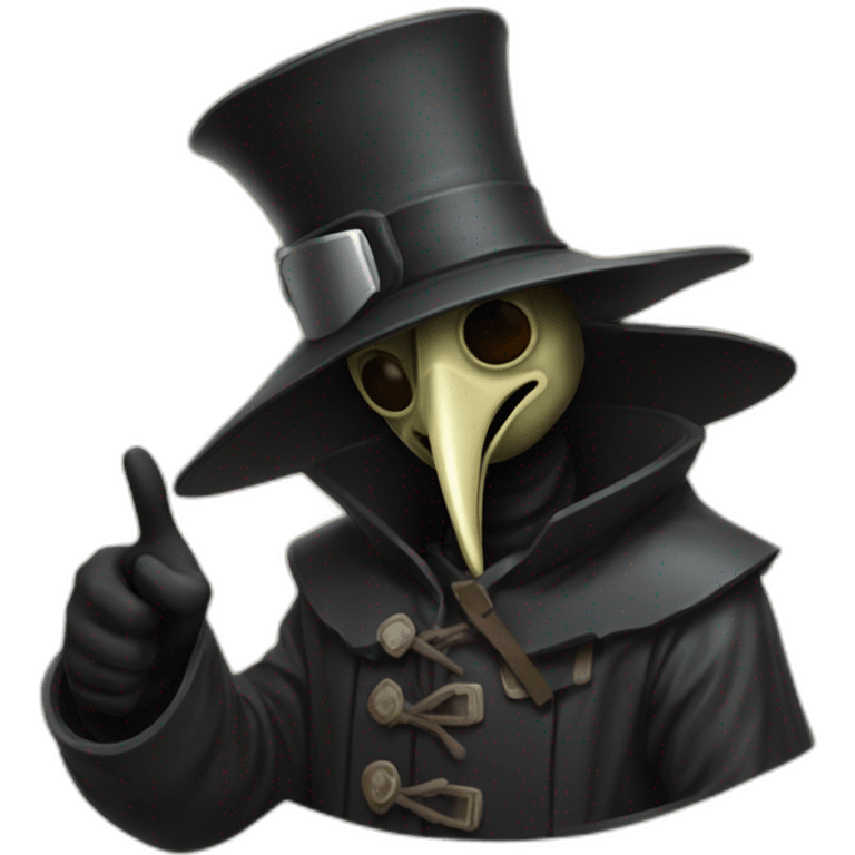 plague doctor thumbs up emoji