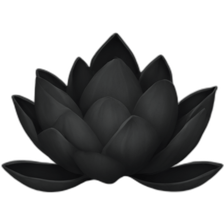 Black lotus emoji