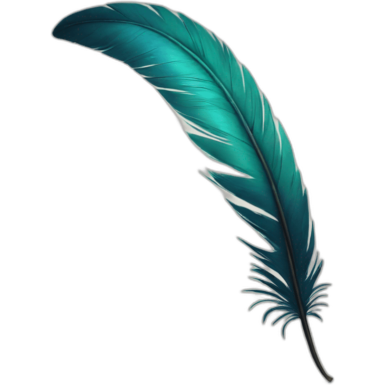 feather writing emoji