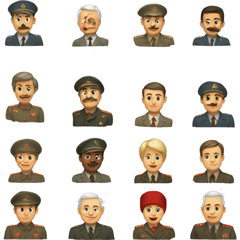 Soviet people emoji