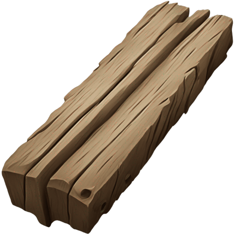 wooden stake emoji