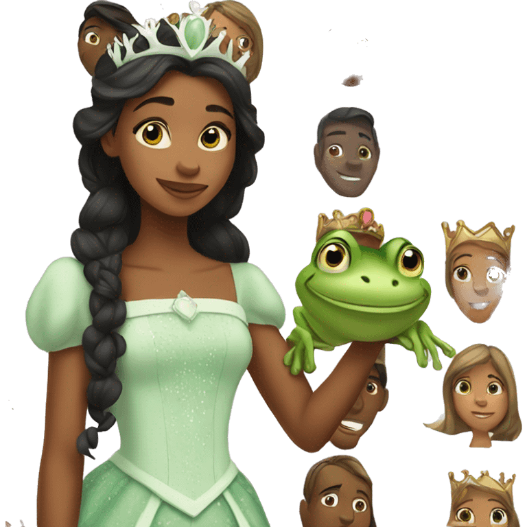 Princess and the frog emoji