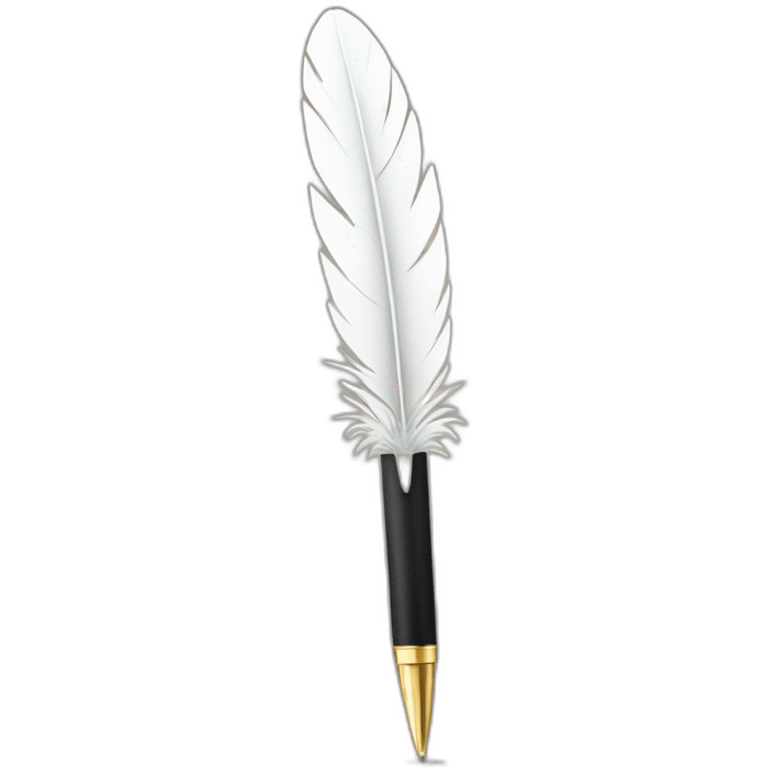 feather pen emoji