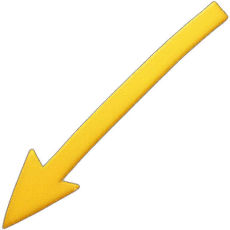 curved yellow arrow emoji