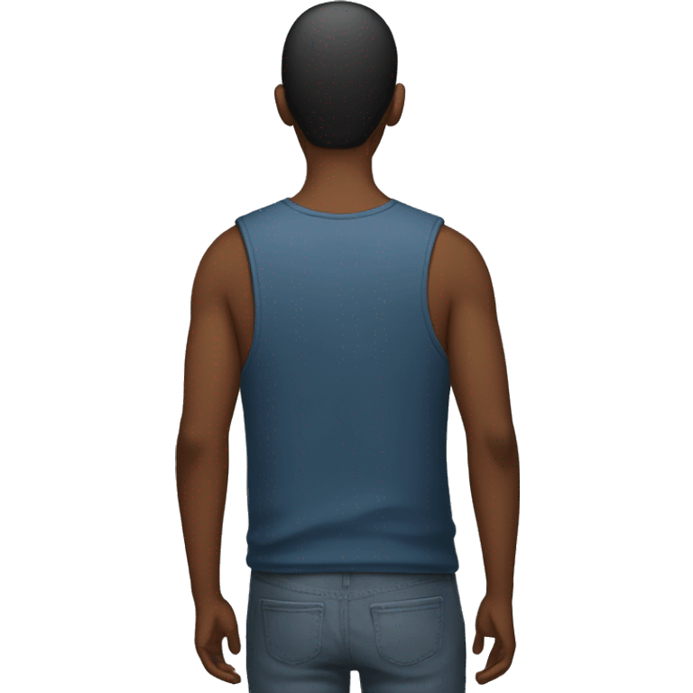 Men with backs emoji