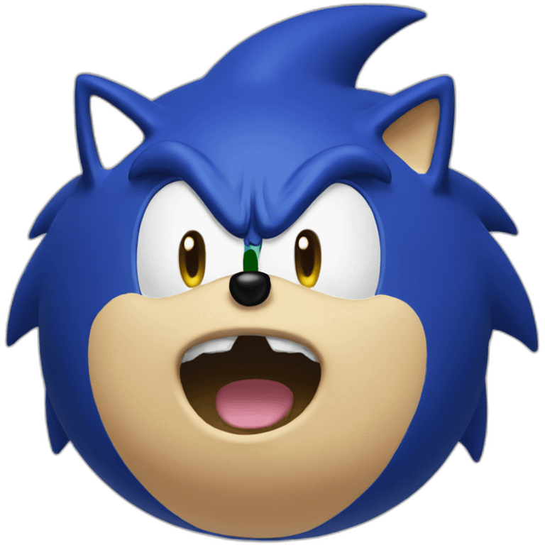 Fat sonic emoji