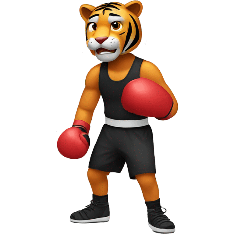 boxing Training  Tiger  emoji