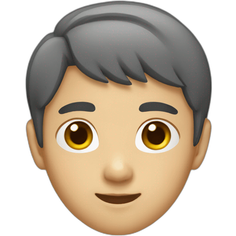 asian boy with short hair emoji