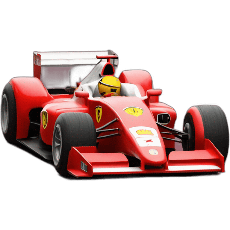 f1 ferrari car emoji