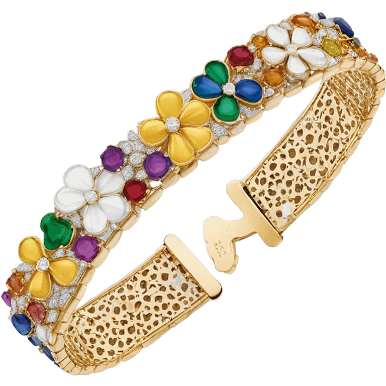 van cleef bracelet emoji