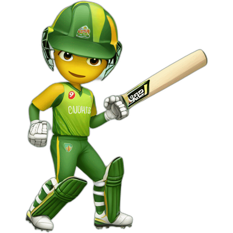 Cricket player emoji