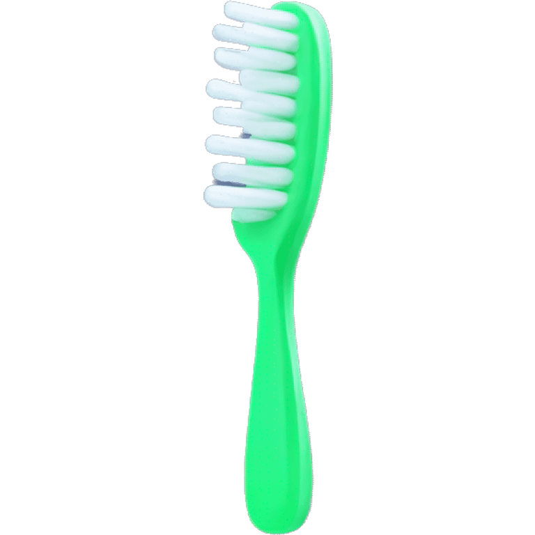 Glow in the dark toothbrush emoji