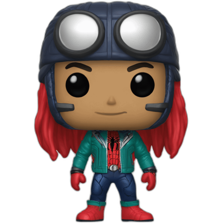 Funko POP Spider Man Punk emoji