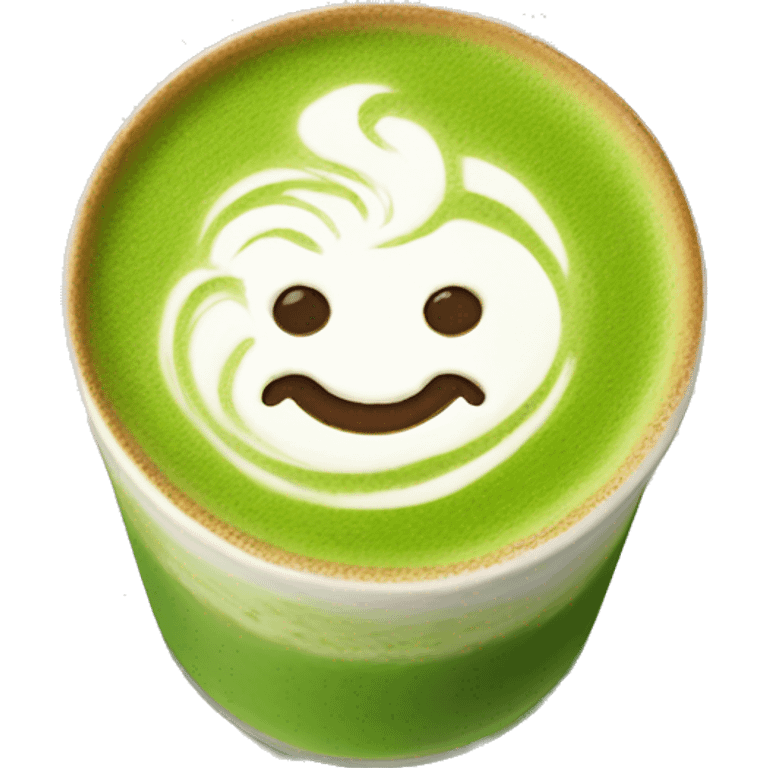 Matcha latte  emoji