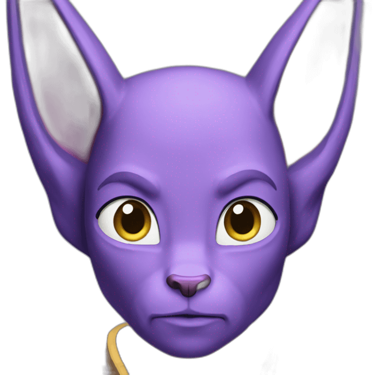 beerus skeptical emoji