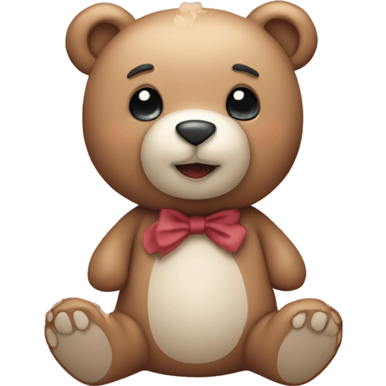 cute teddy bear emoji