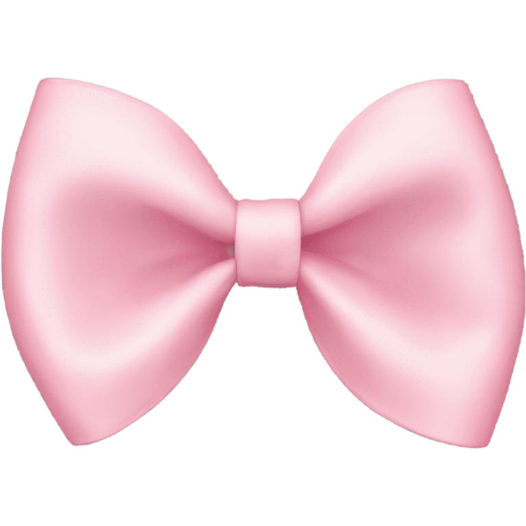 Cute light pink bow emoji