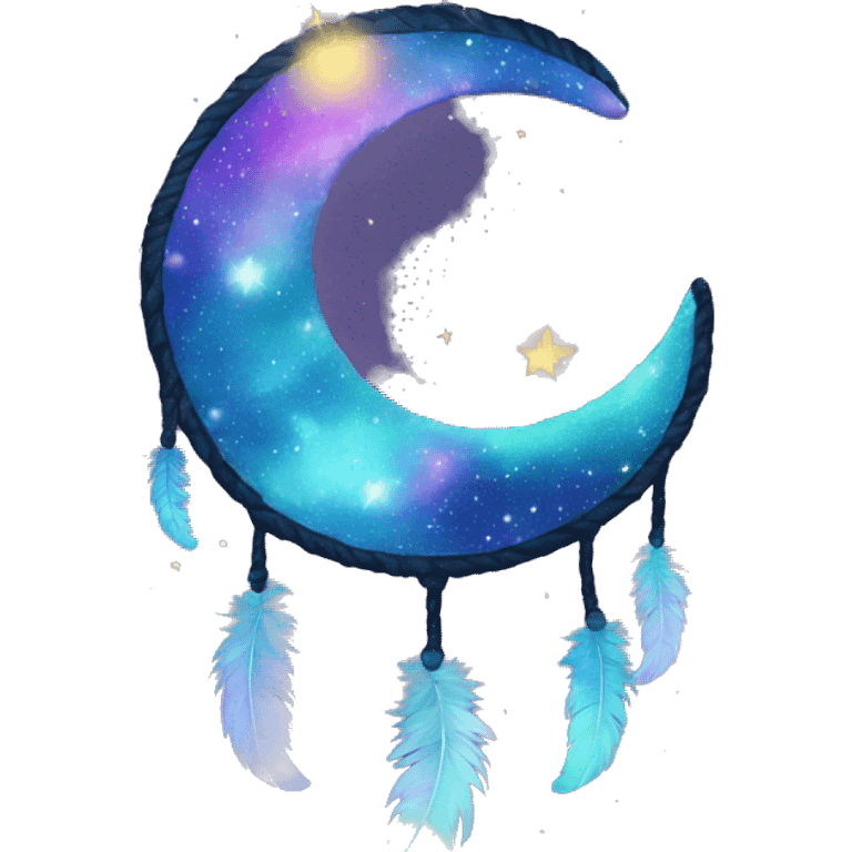 crescent-stars-galaxy-dreamcatcher emoji