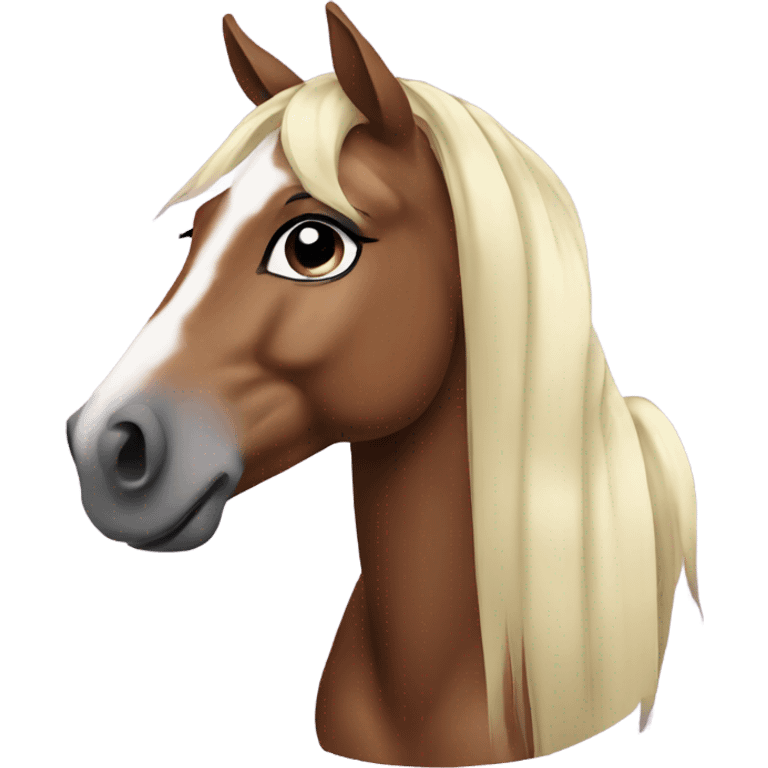 horse looking glamorous  emoji