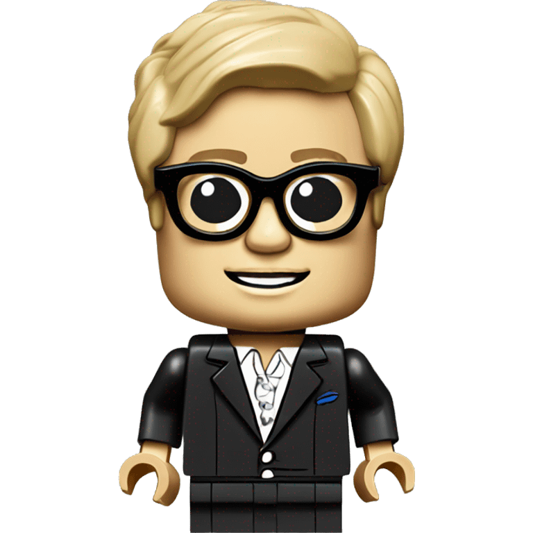 ELTON JOHN lego full body emoji