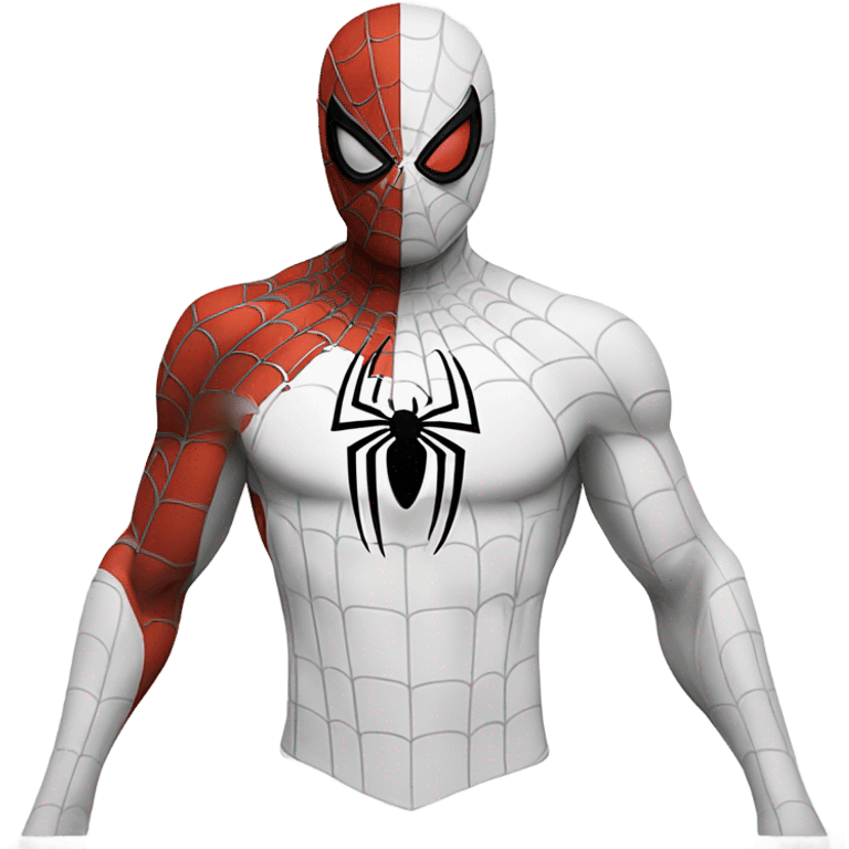 spider man white a small body emoji