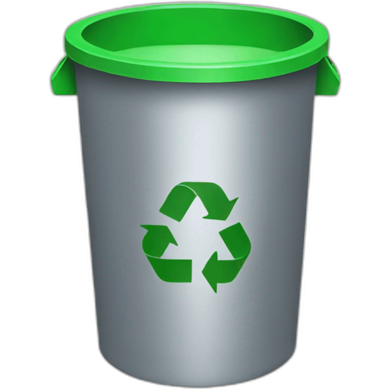 Recycle bin emoji