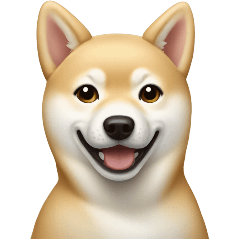 Cream Shiba Inu dance emoji