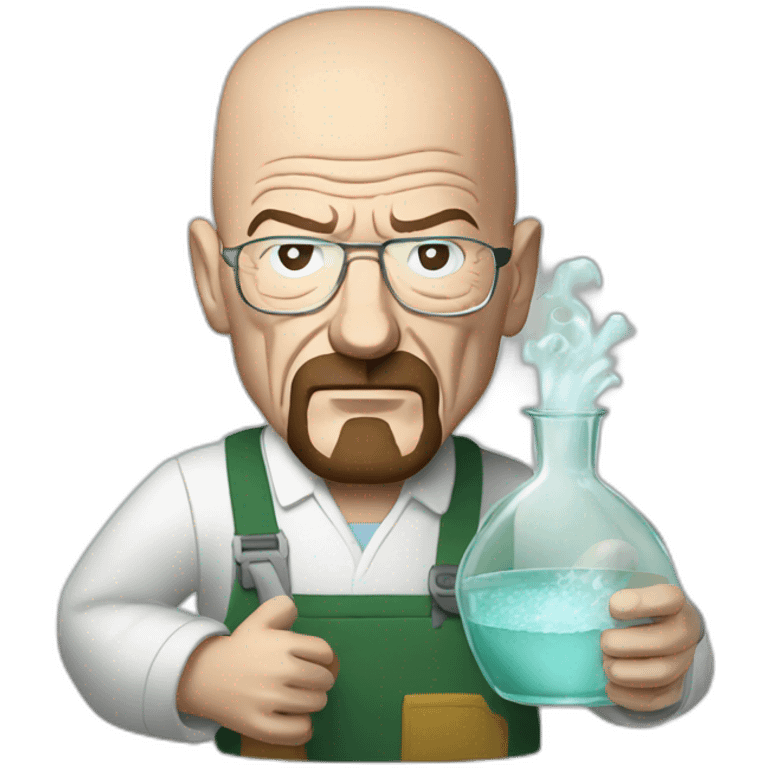 walter white making glass emoji