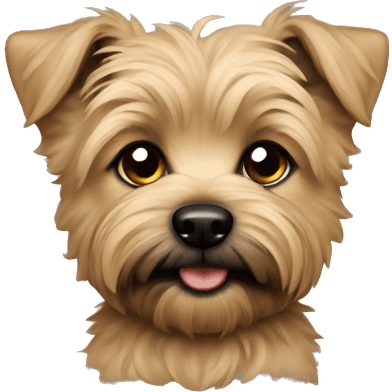 Tan cairn terrier puppy
 emoji