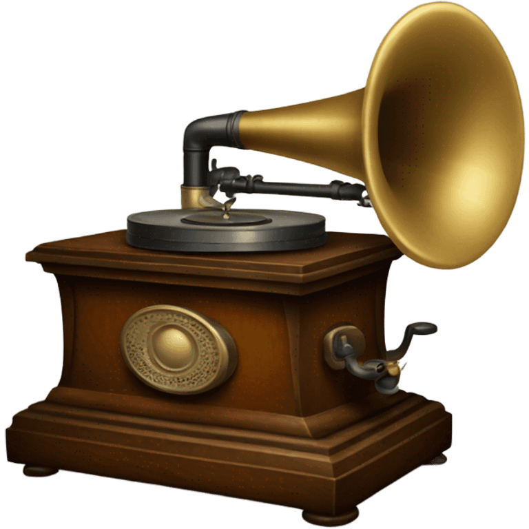 antique phonograph emoji