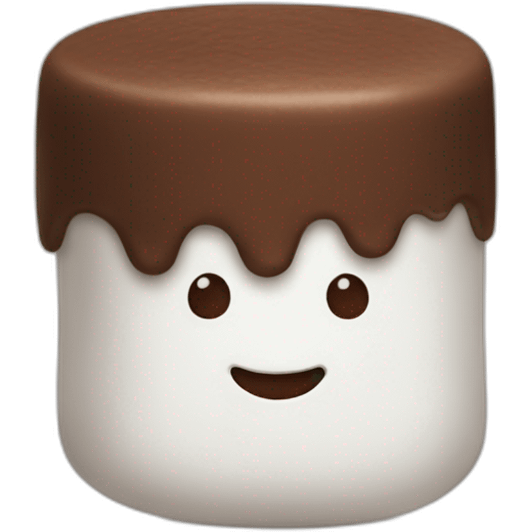 marshmallow in cocoa emoji