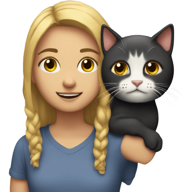 Me and cat emoji