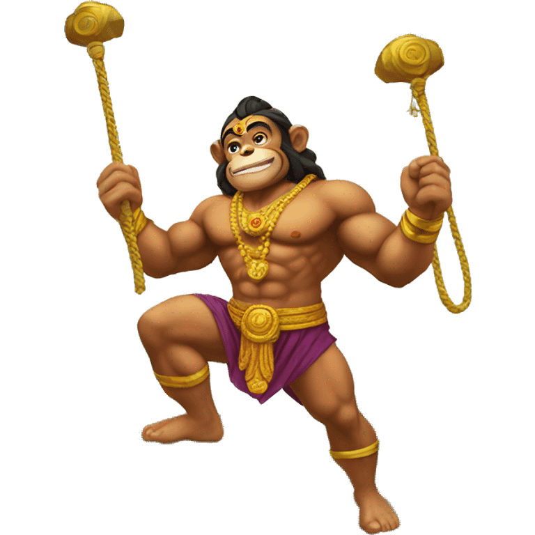 lord hanuman lifting hill emoji