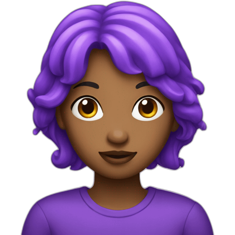 Pisces zodiac purple emoji