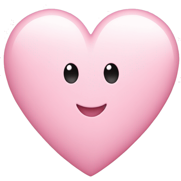 Light pink heart  emoji