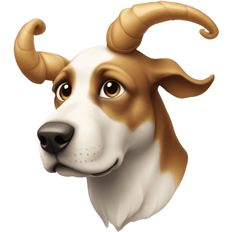 Dog with horns emoji